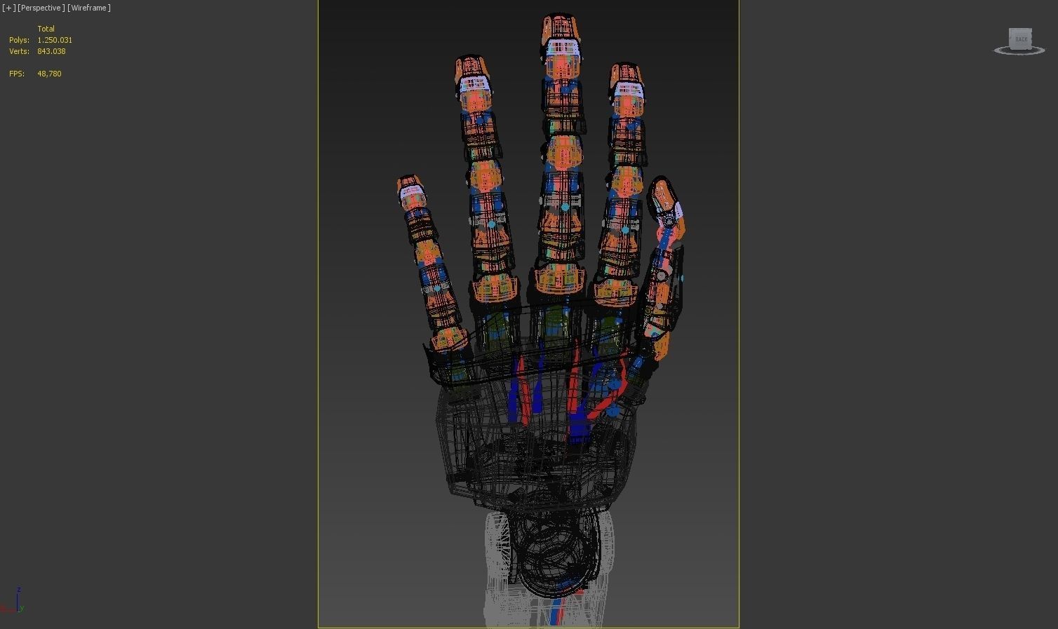 Robot Hand 3D model_17