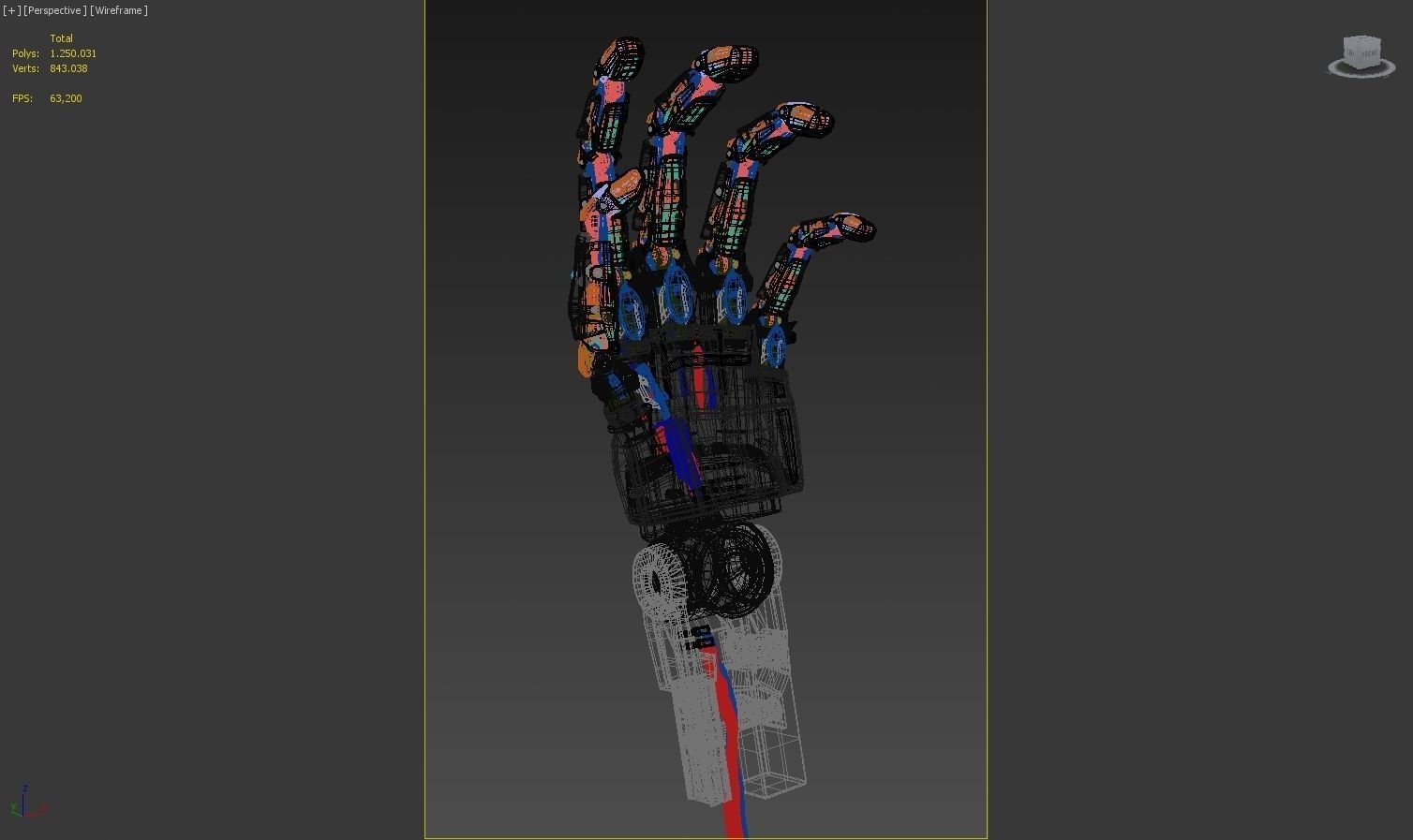 Robot Hand 3D model_20