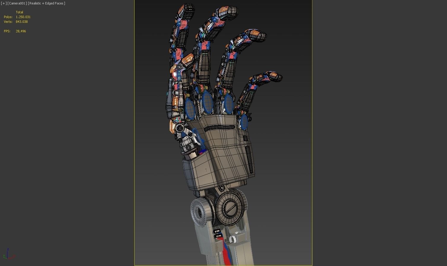 Robot Hand 3D model_11