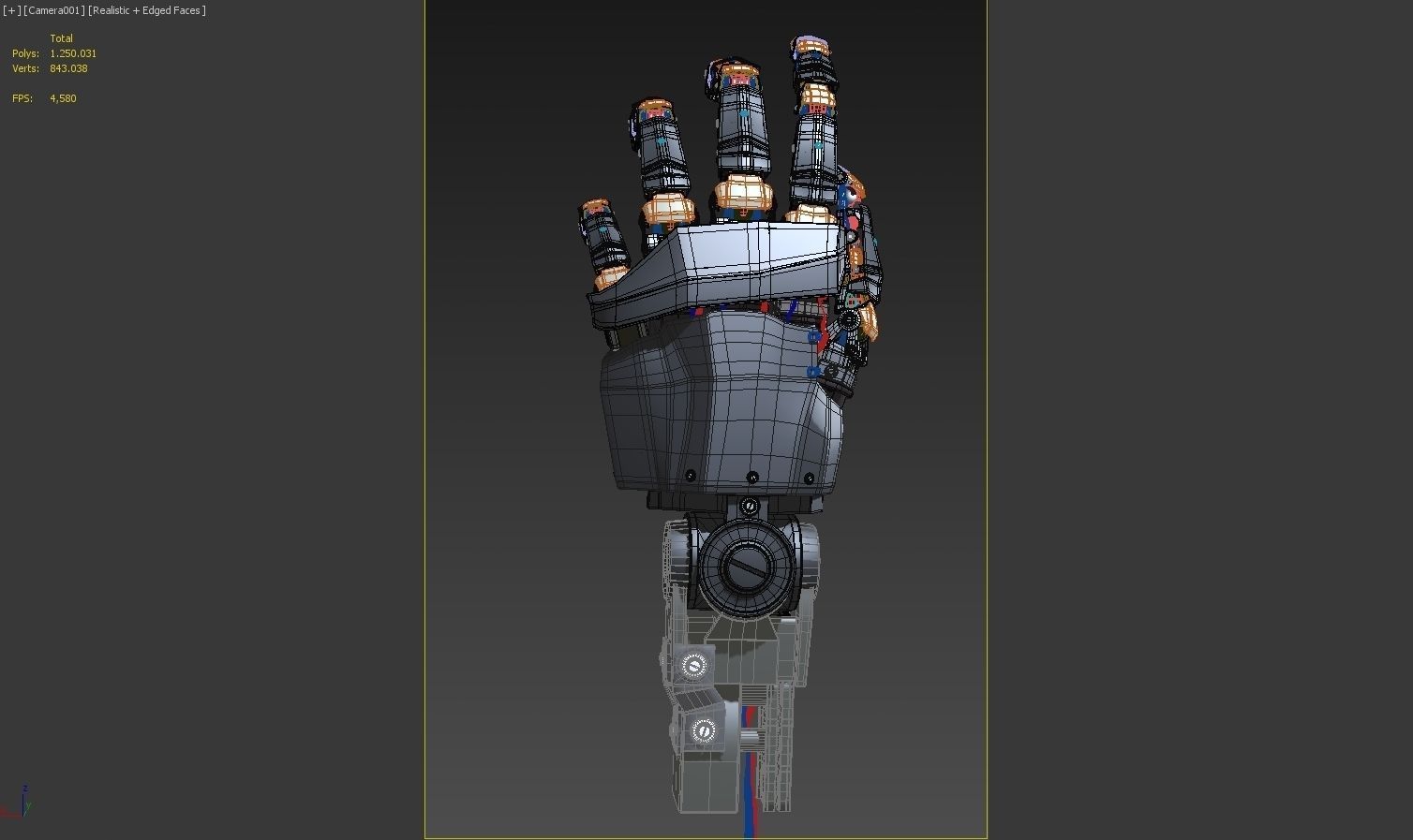 Robot Hand 3D model_10