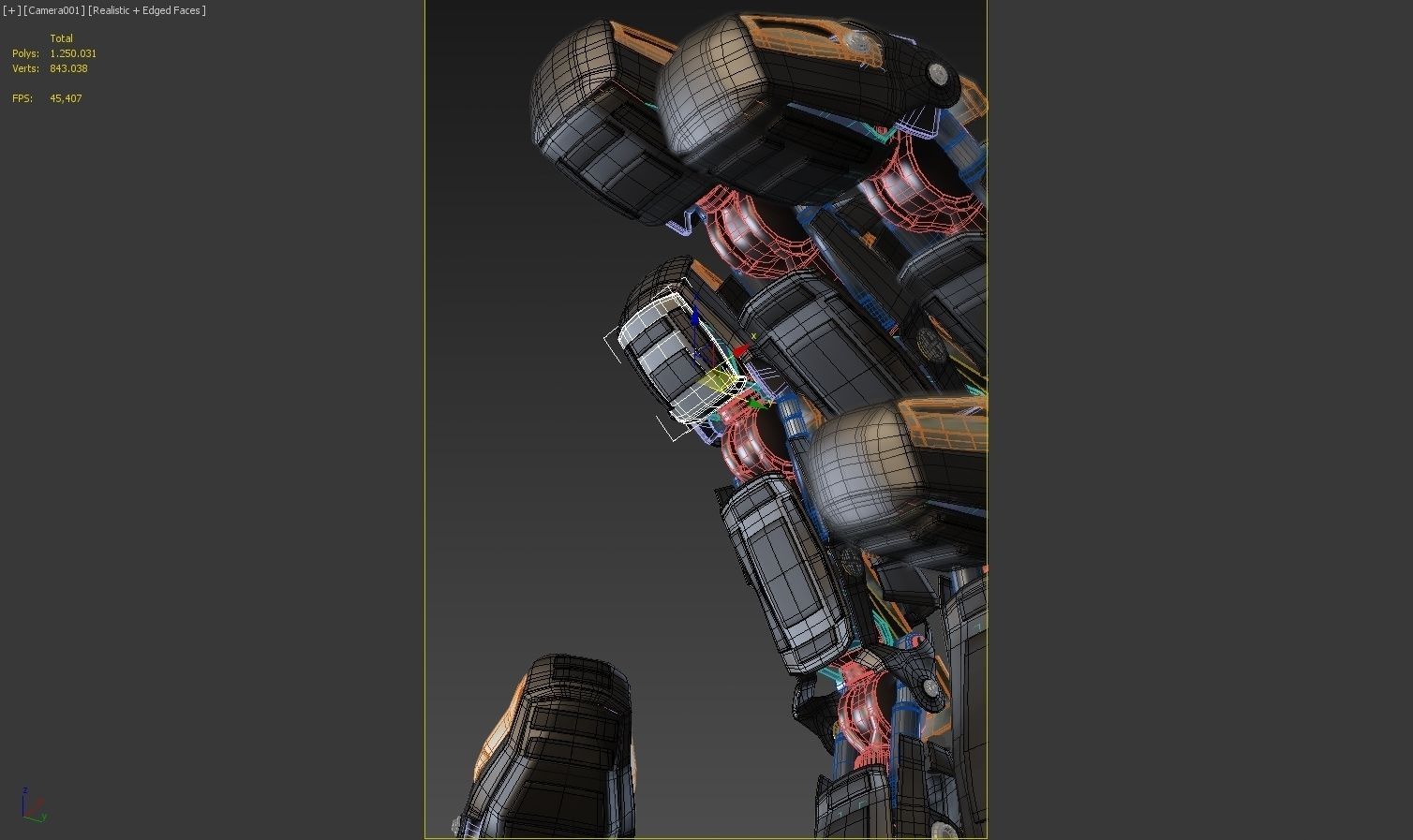 Robot Hand 3D model_13