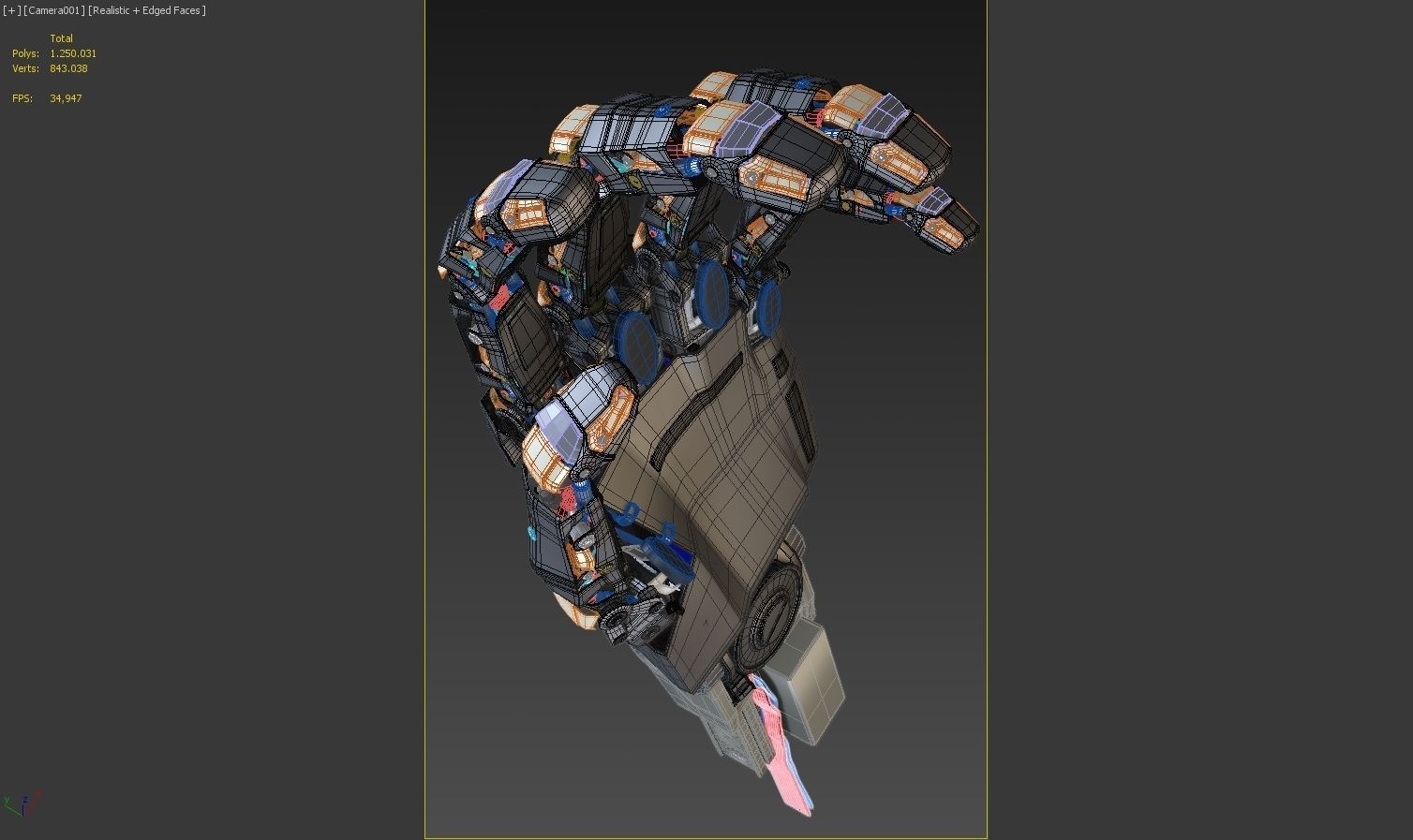 Robot Hand 3D model_12
