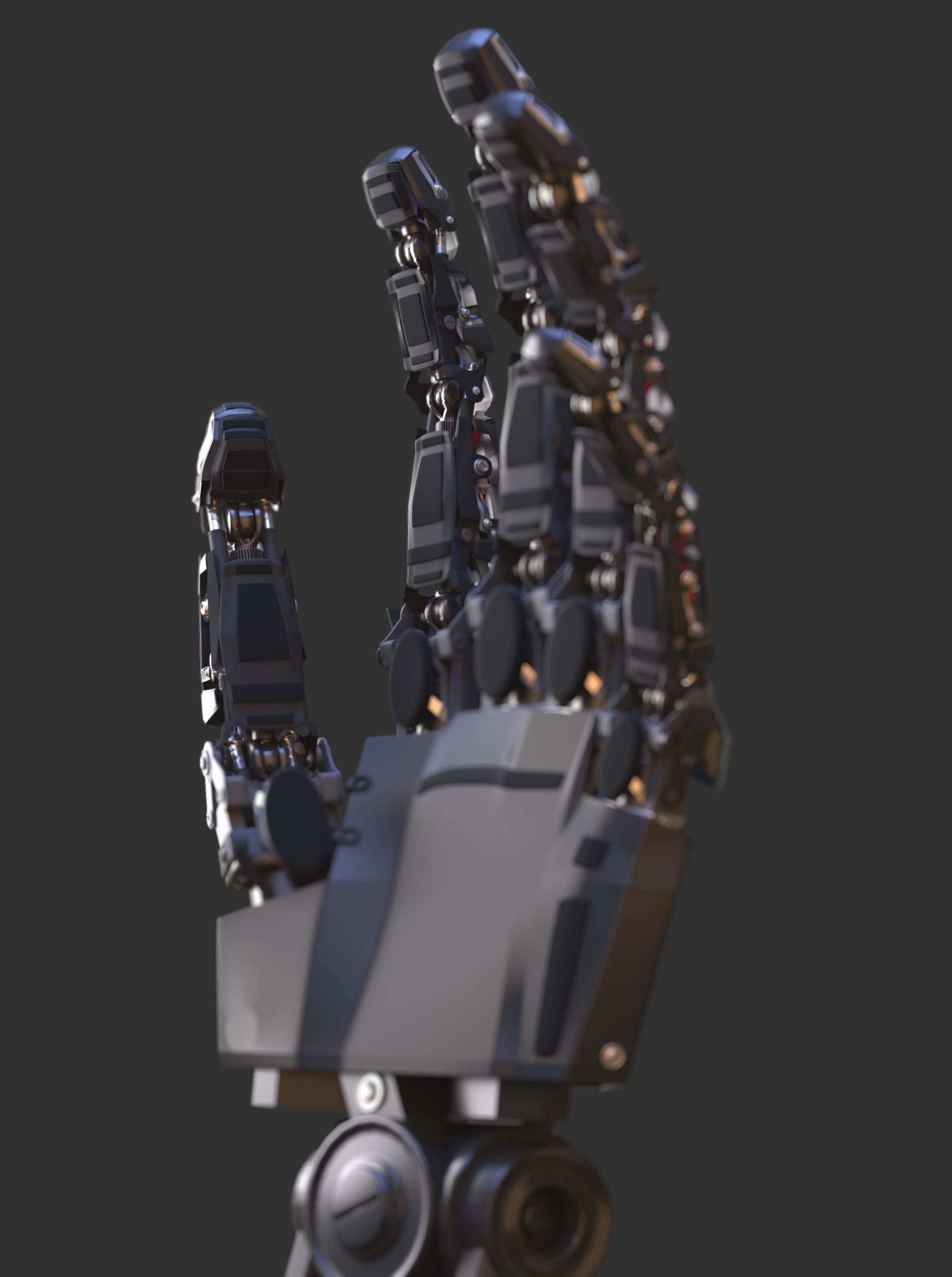 Robot Hand 3D model_1