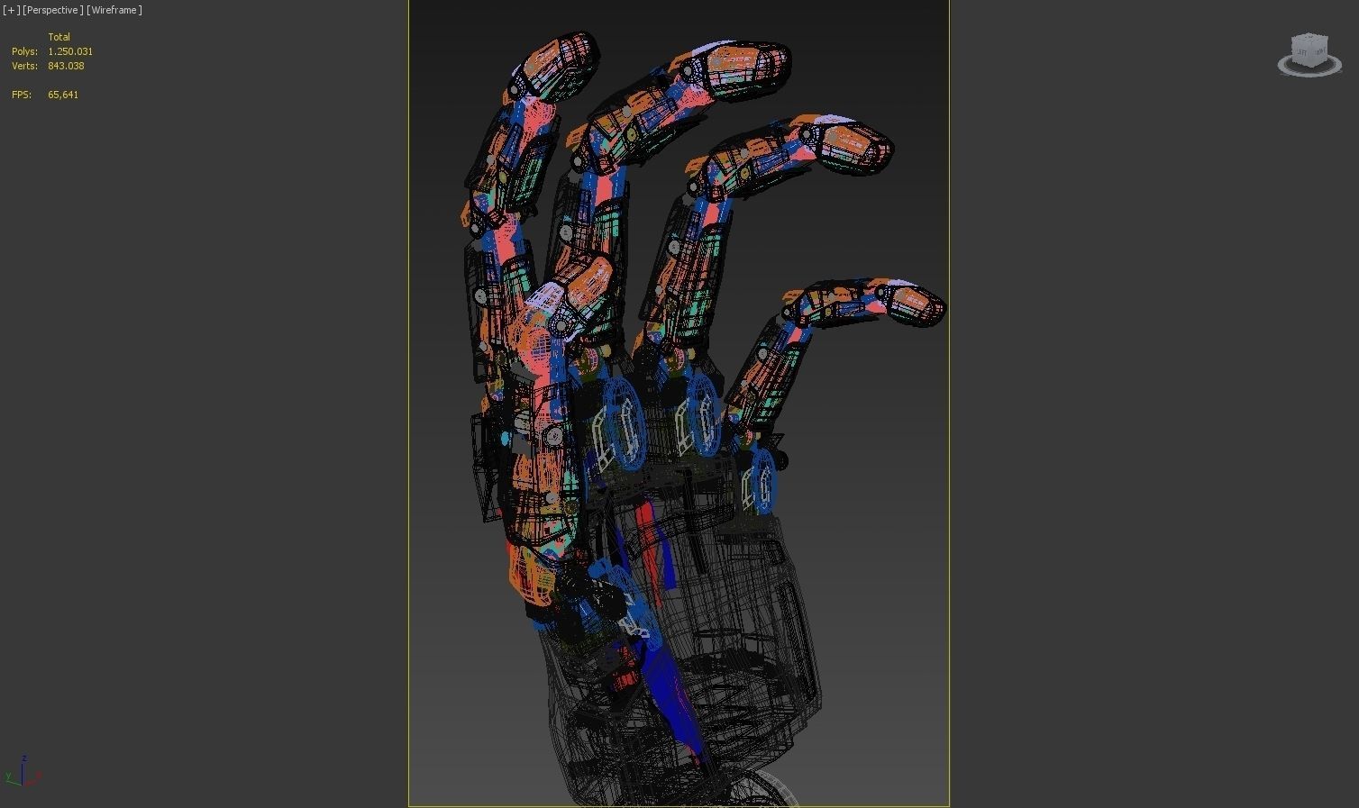 Robot Hand 3D model_19