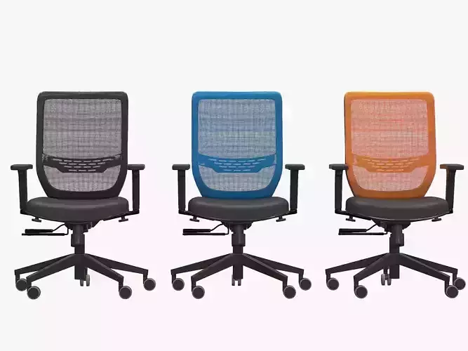 Office Chair SYNC Low-poly 3D model