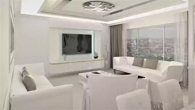 26 m2 livingroom design
