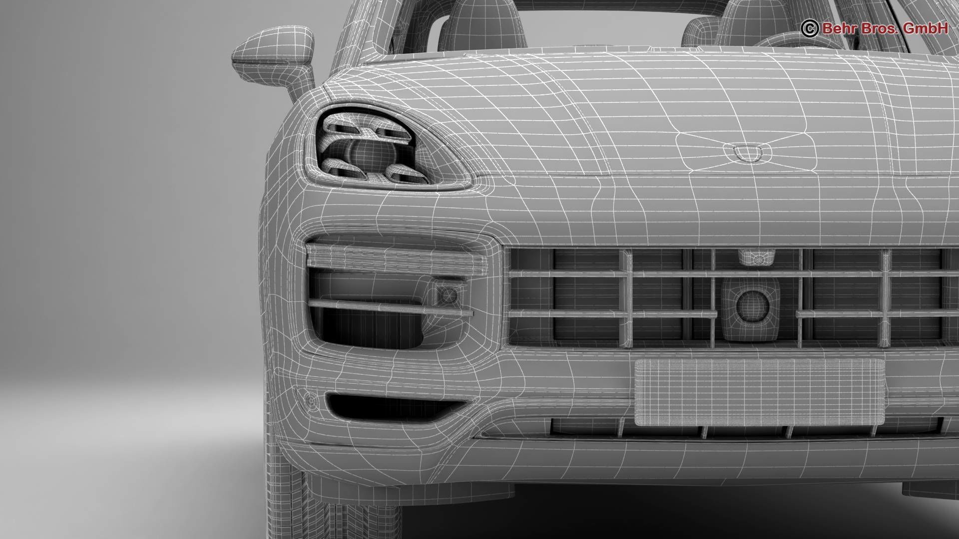 Porsche Cayenne Turbo 2018 3D model_22