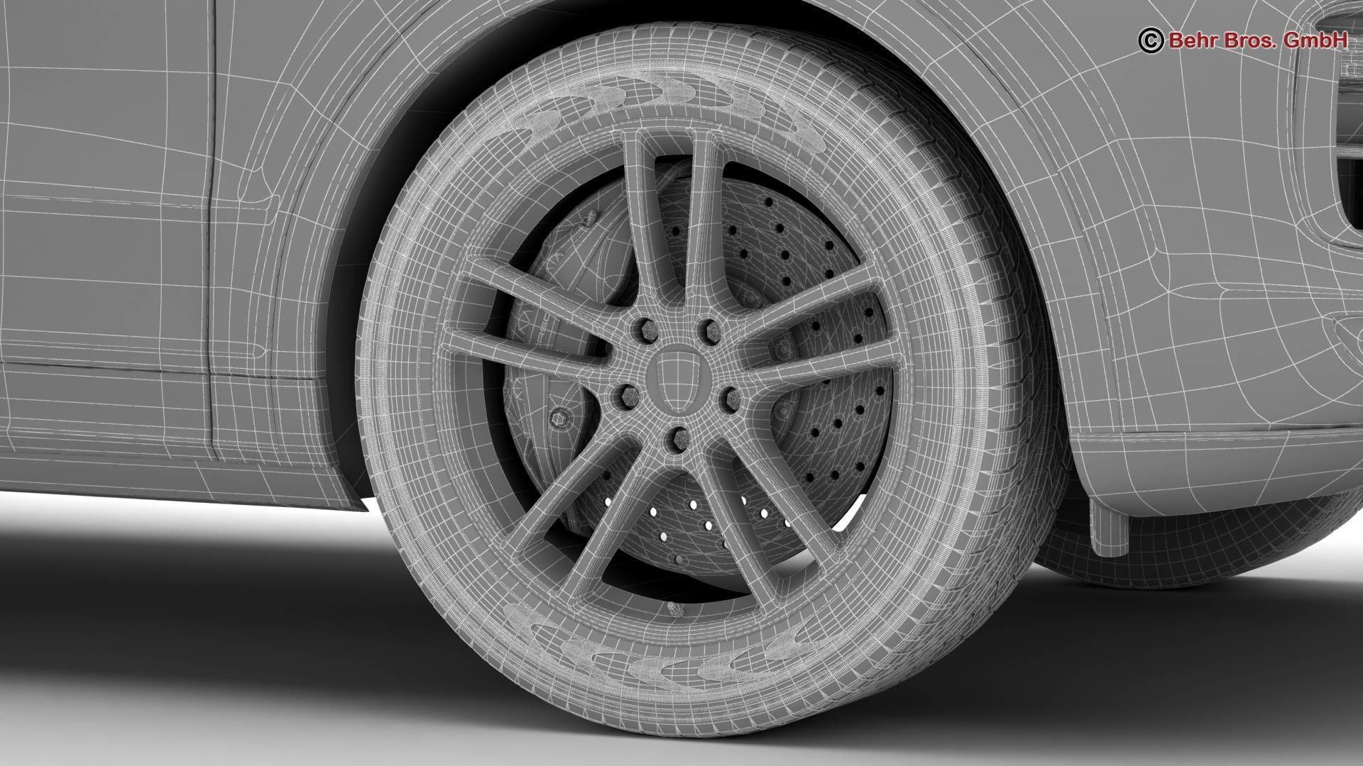 Porsche Cayenne Turbo 2018 3D model_23