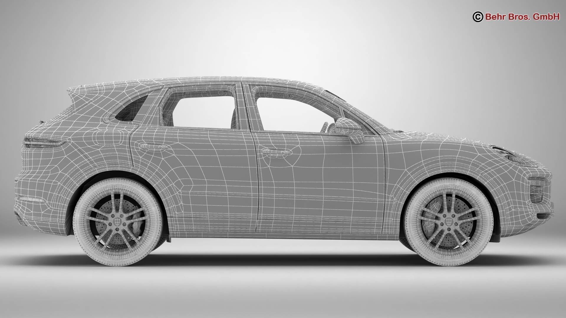 Porsche Cayenne Turbo 2018 3D model_20