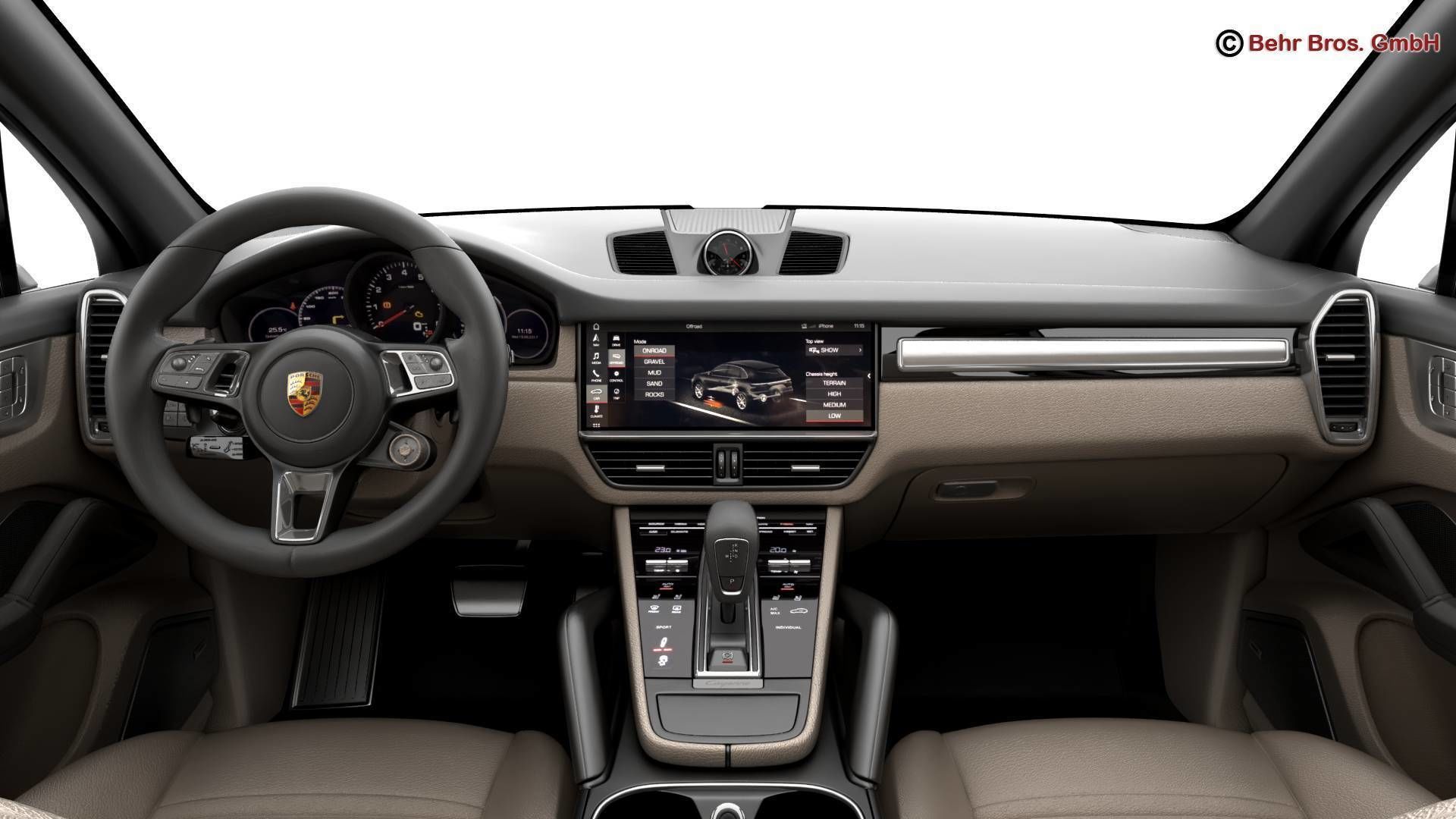 Porsche Cayenne Turbo 2018 3D model_13