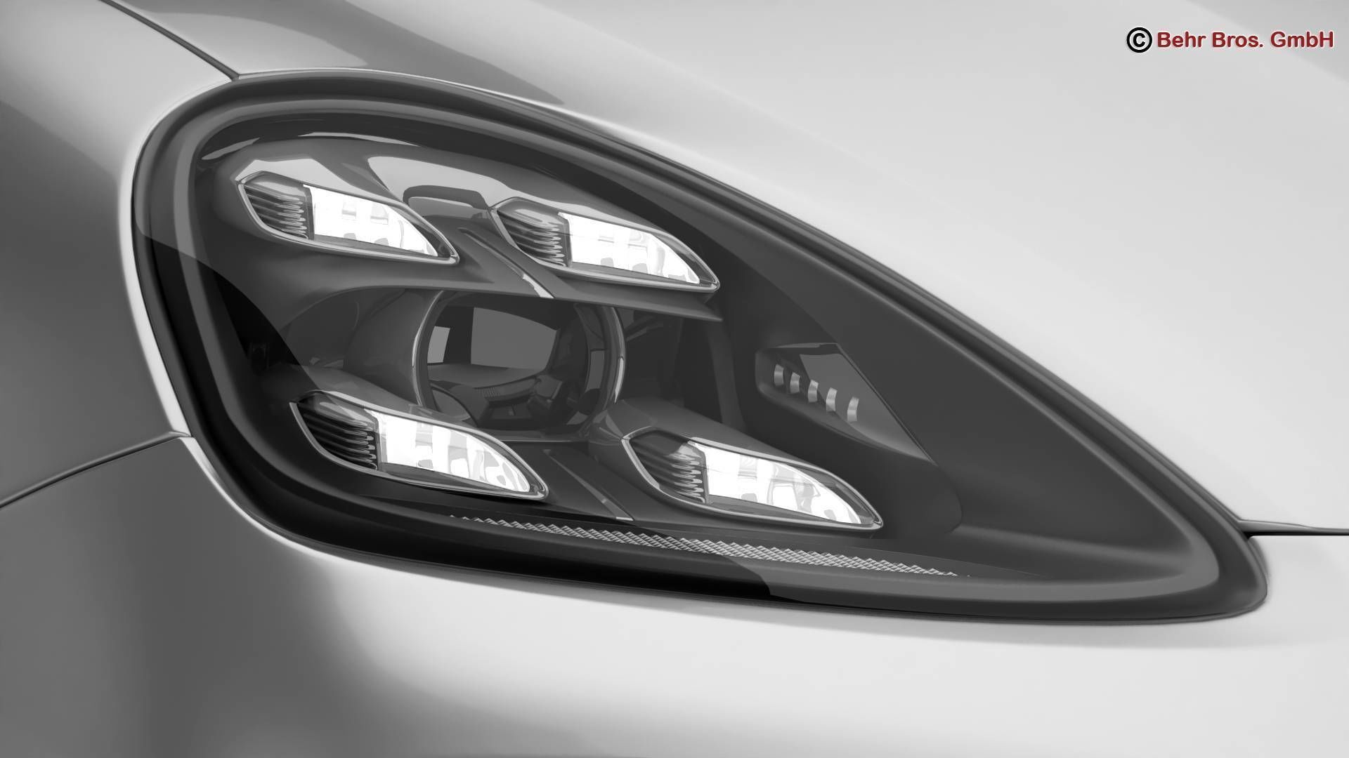 Porsche Cayenne Turbo 2018 3D model_9