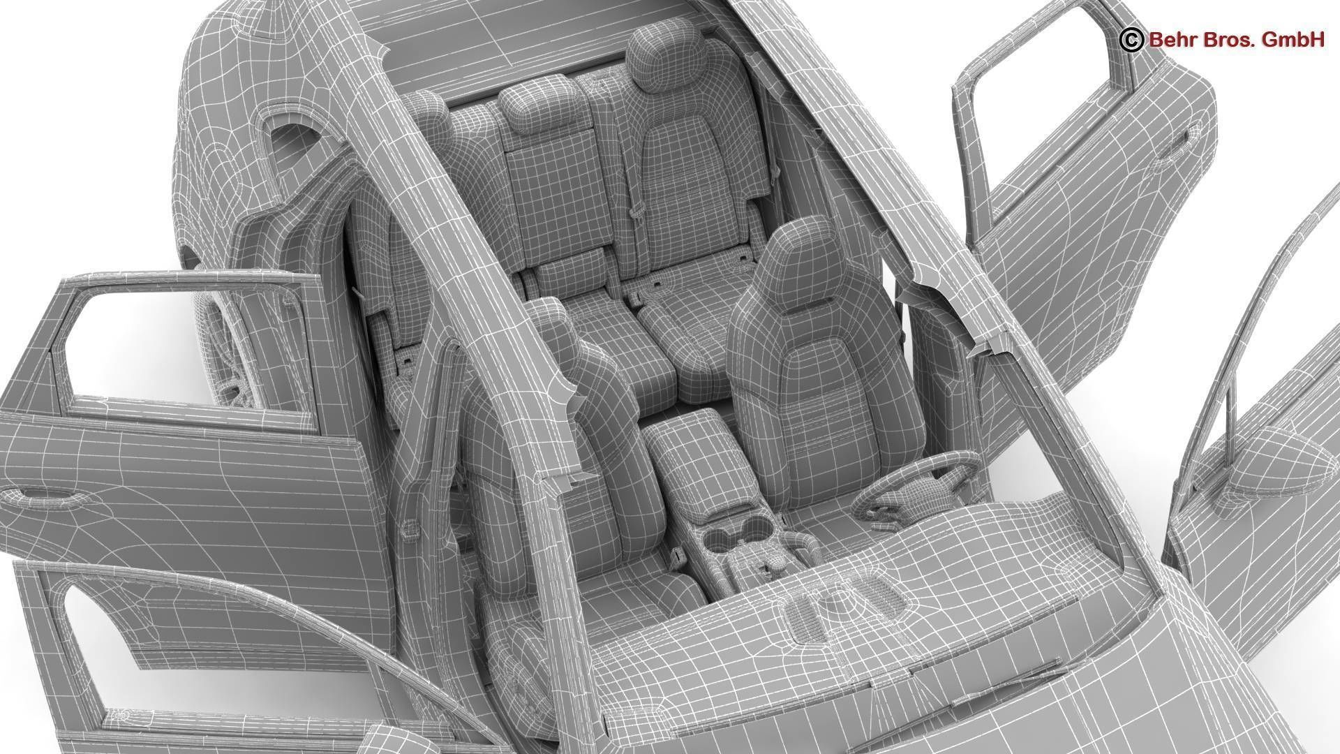 Porsche Cayenne Turbo 2018 3D model_26