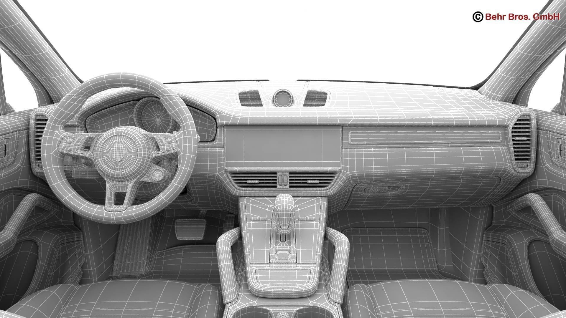 Porsche Cayenne Turbo 2018 3D model_28