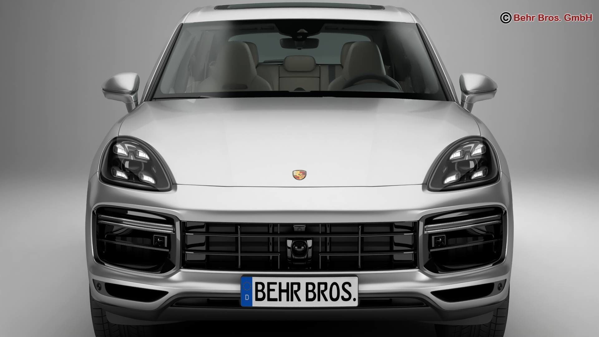 Porsche Cayenne Turbo 2018 3D model_6