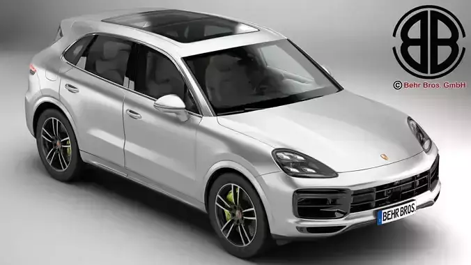 Porsche Cayenne Turbo 2018 3D model