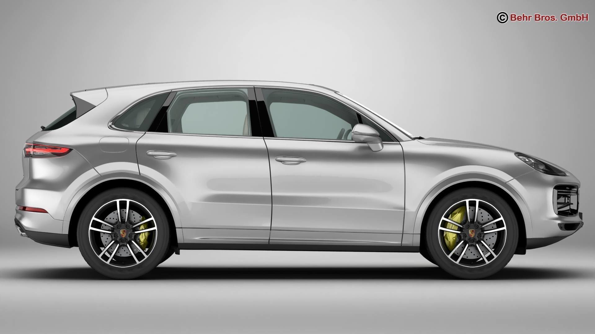 Porsche Cayenne Turbo 2018 3D model_5