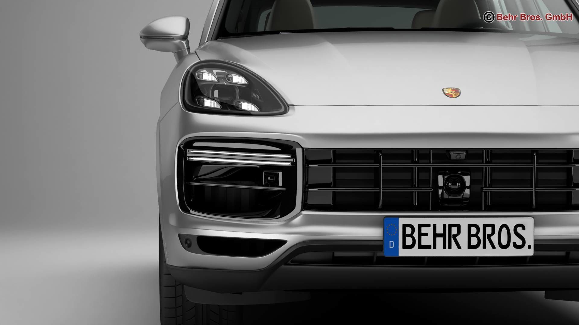 Porsche Cayenne Turbo 2018 3D model_7