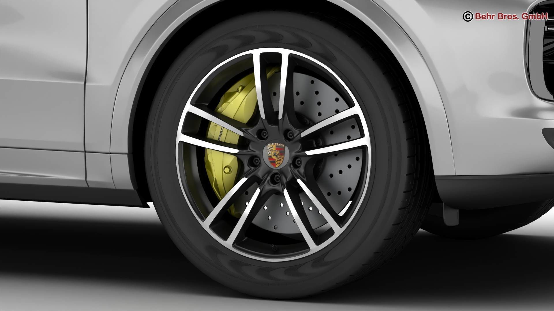 Porsche Cayenne Turbo 2018 3D model_8