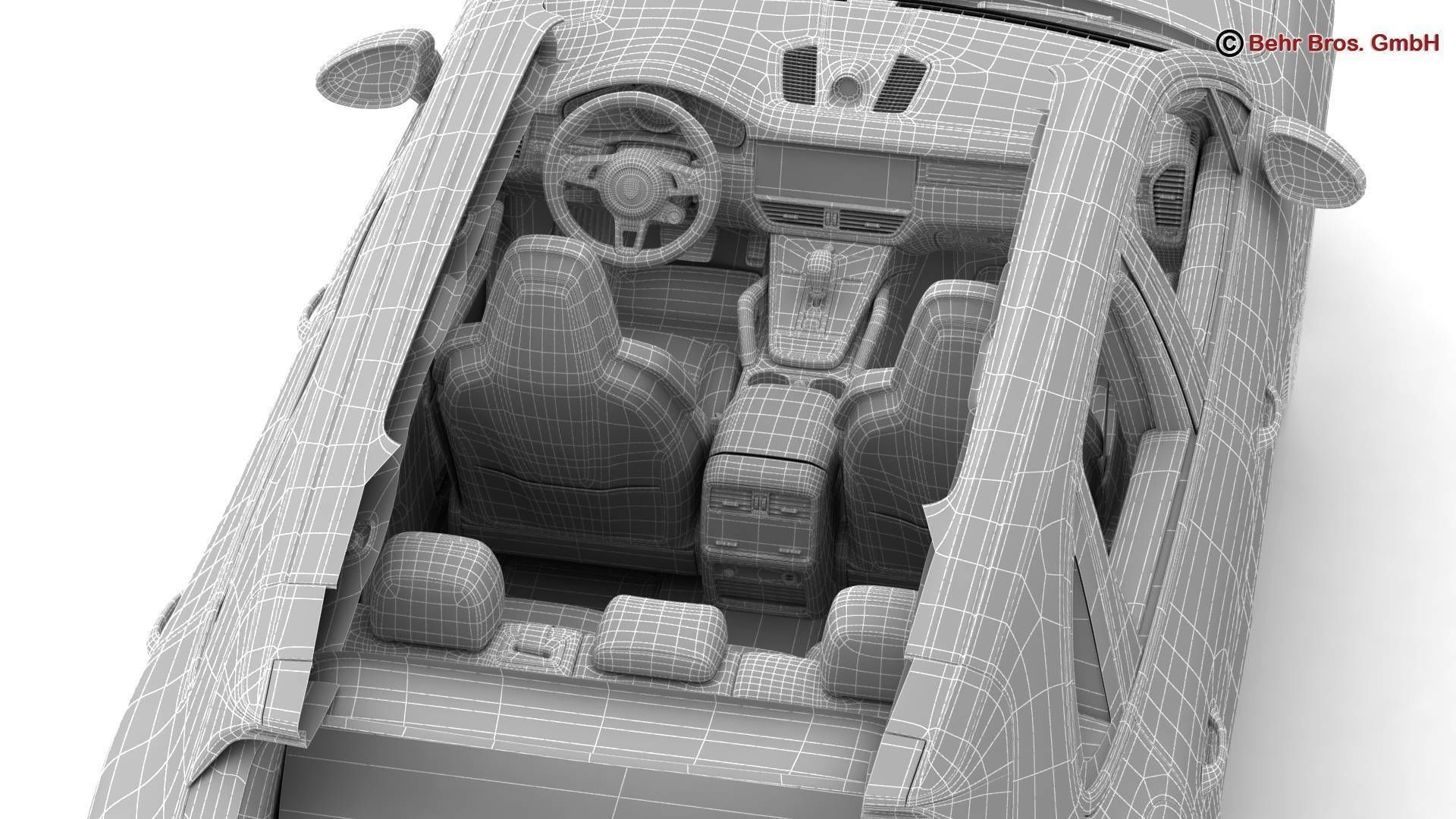 Porsche Cayenne Turbo 2018 3D model_27