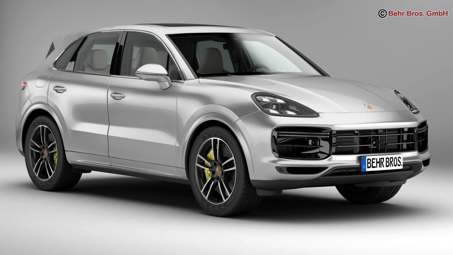Porsche Cayenne Turbo 2018 3D model_1