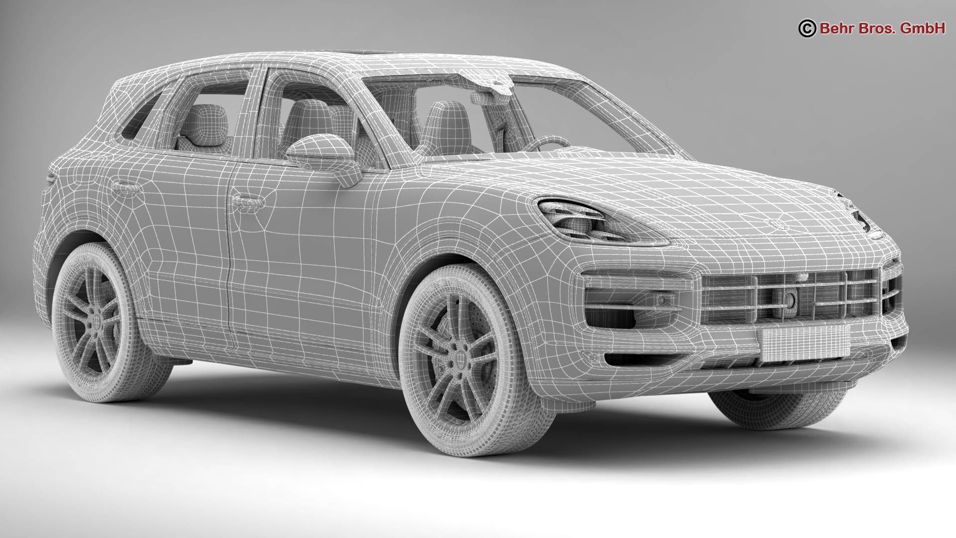Porsche Cayenne Turbo 2018 3D model_16