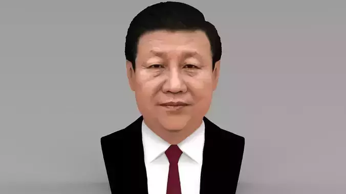 Xi Jinping bust ready for full color 3D printing 3D print model