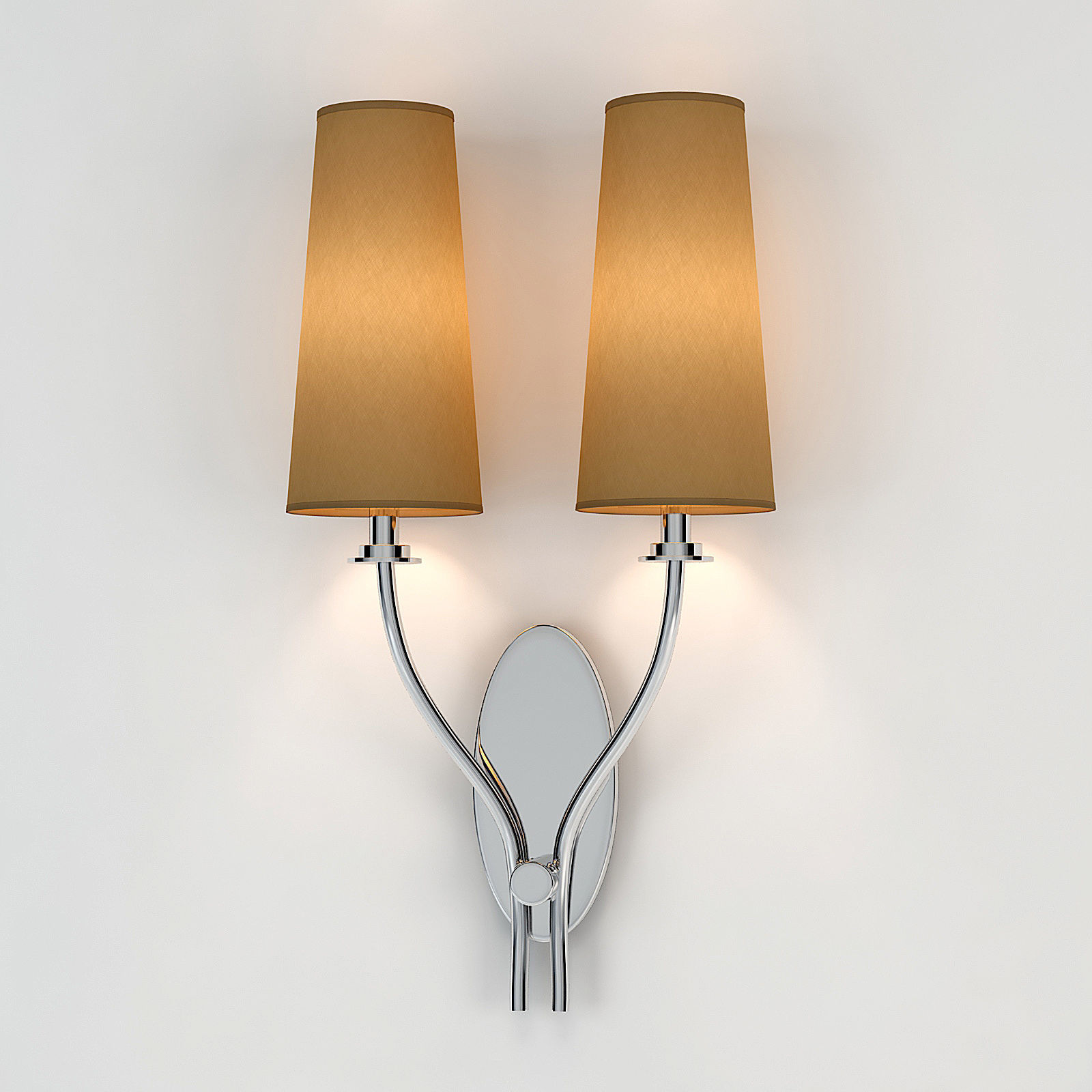 Chelsom Double Wall Light 3D model_0