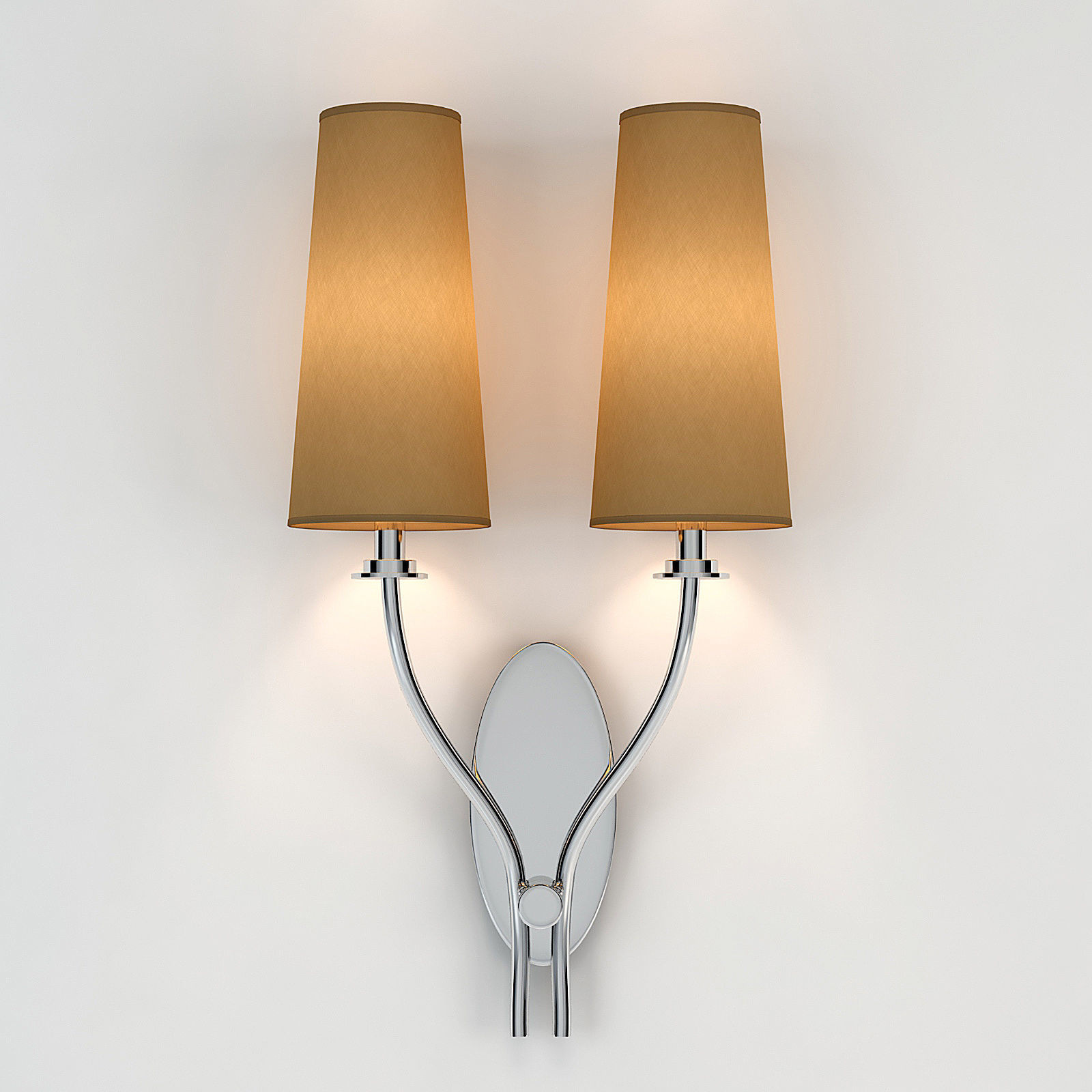 Chelsom Double Wall Light 3D model_1