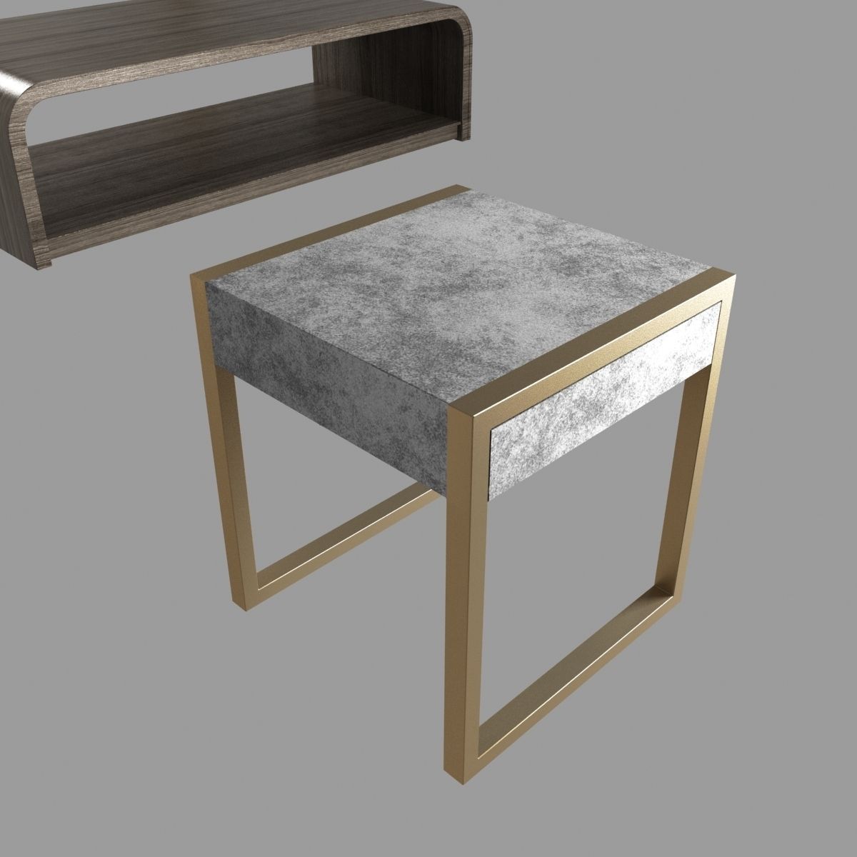 Lamps and tables furniture collection 3D model_13