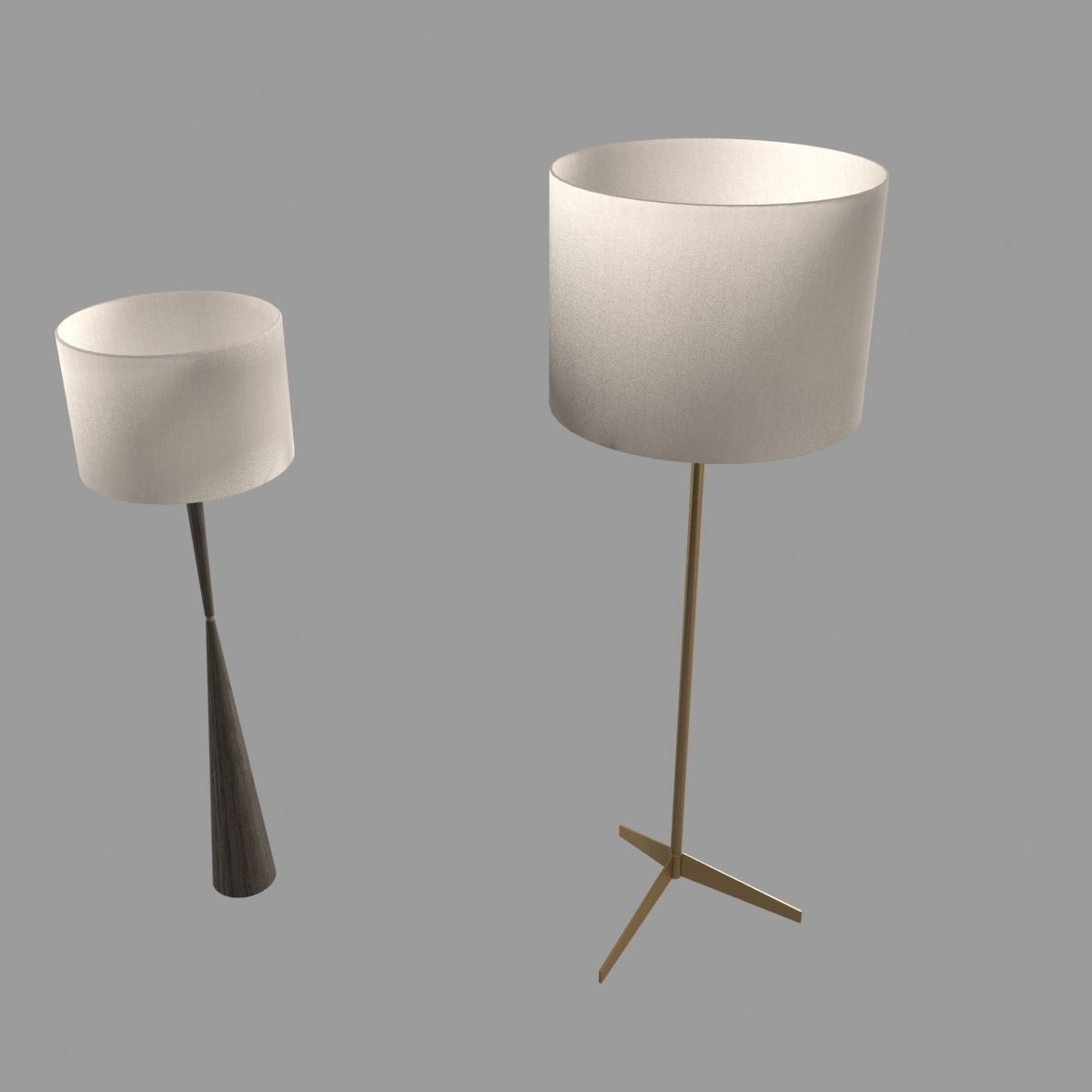 Lamps and tables furniture collection 3D model_8