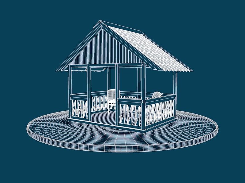  Garden house 3D model_7