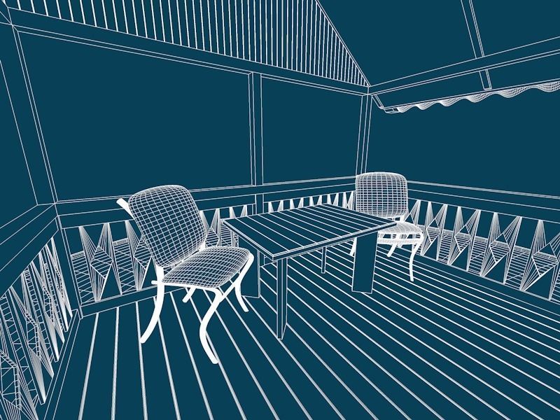  Garden house 3D model_8