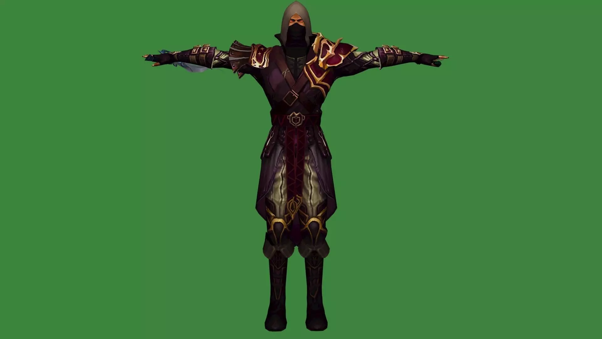 Assassin Character Model 3D model Assassin - Character 3D VR / AR / low-poly | CGTrader