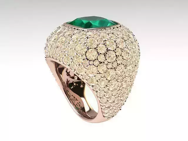 Grisgono Style Pave Ring 