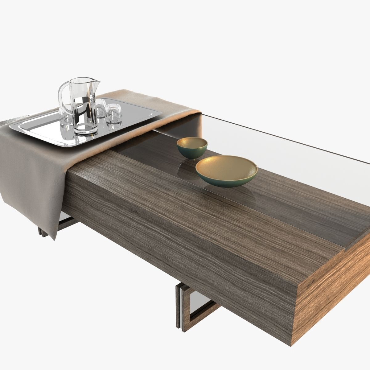 Linley Table Decorative Set 3D model_6