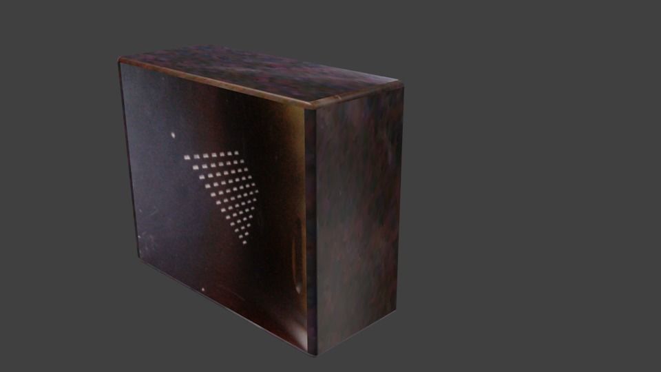 computer asus Low-poly 3D model_3