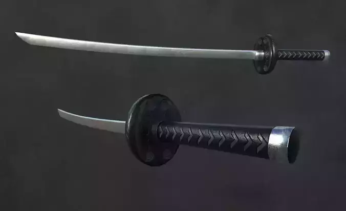 Katana two samurai swords