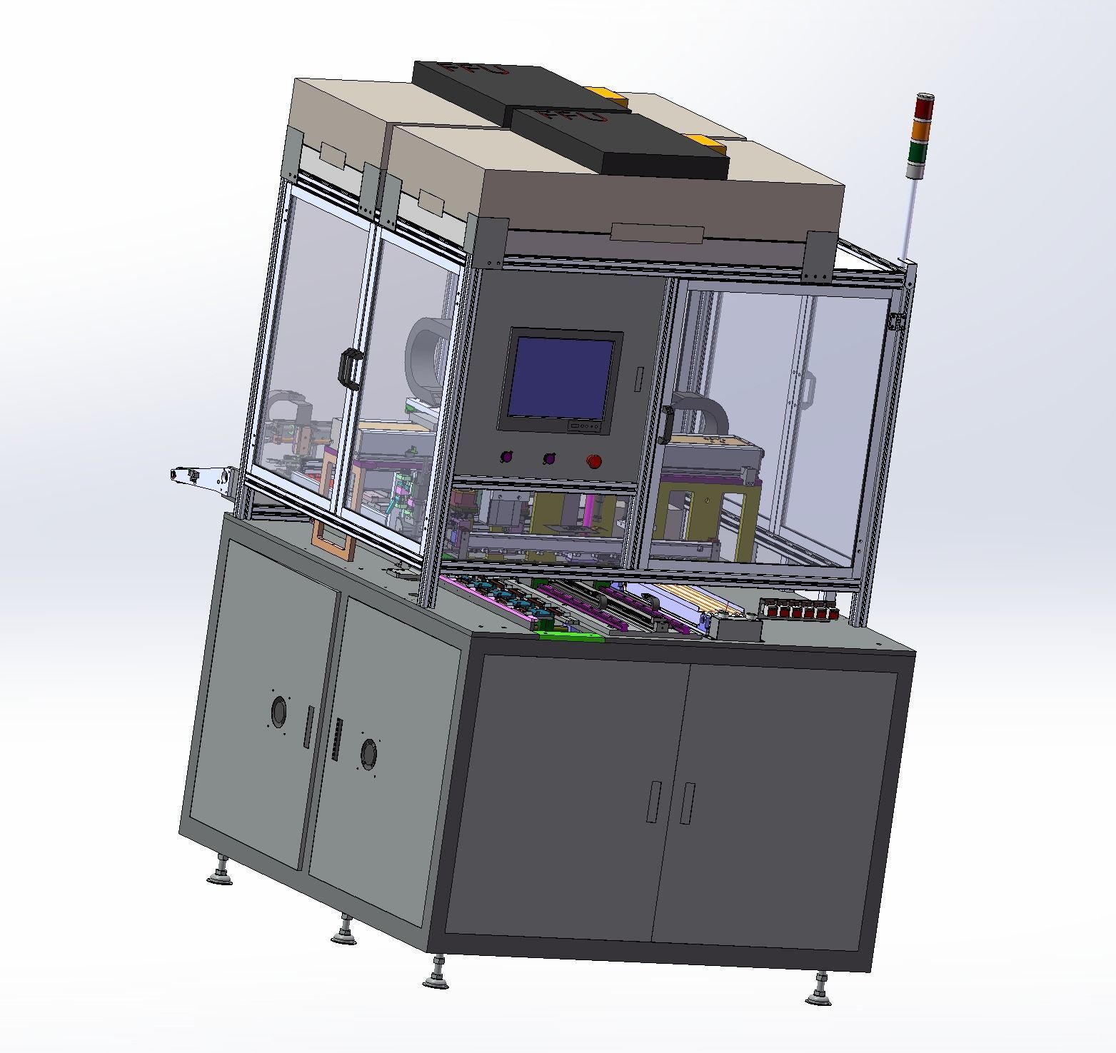Automatic assembling of touch screen 3D model_1