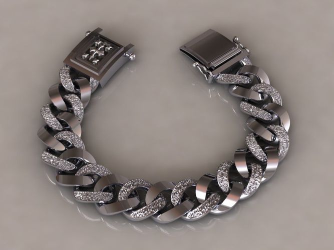 chain bracelets 01 3D print model
