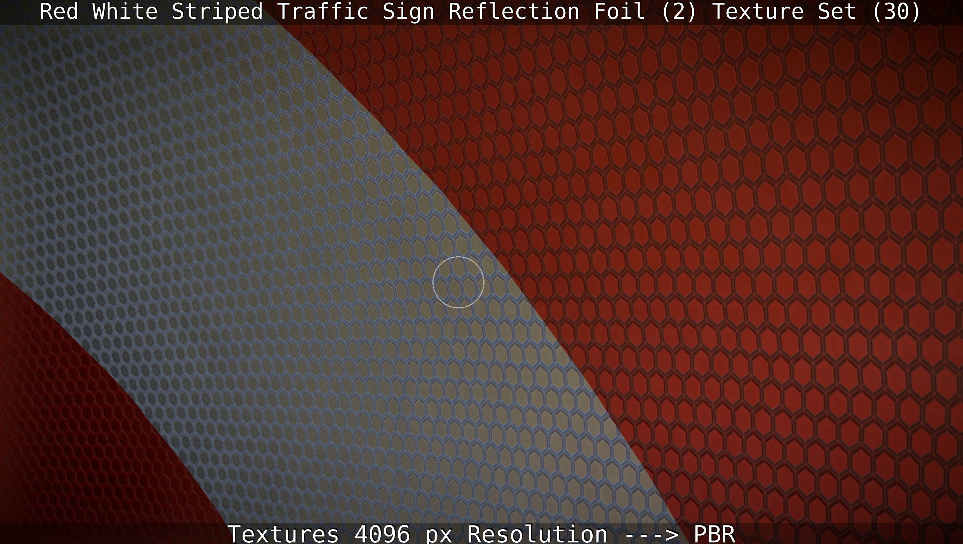 Traffic Reflection Foil 2 Texture Set 30  Low-poly 3D model_65