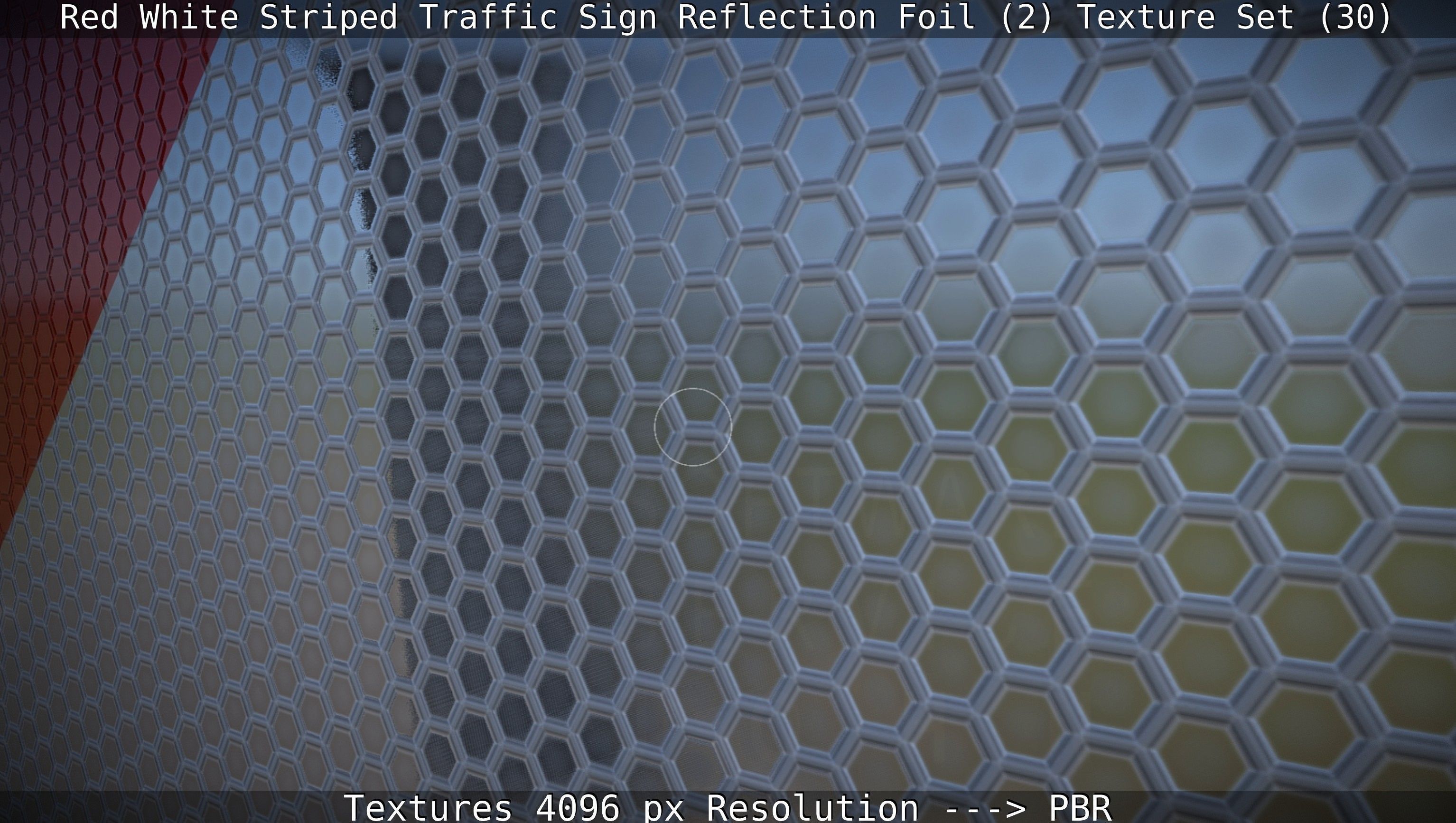 Traffic Reflection Foil 2 Texture Set 30  Low-poly 3D model_119