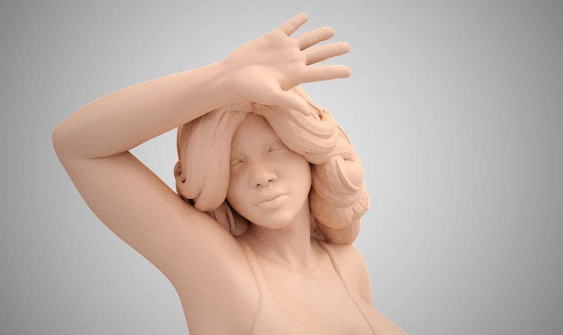 Dancing Woman 3D print model_6