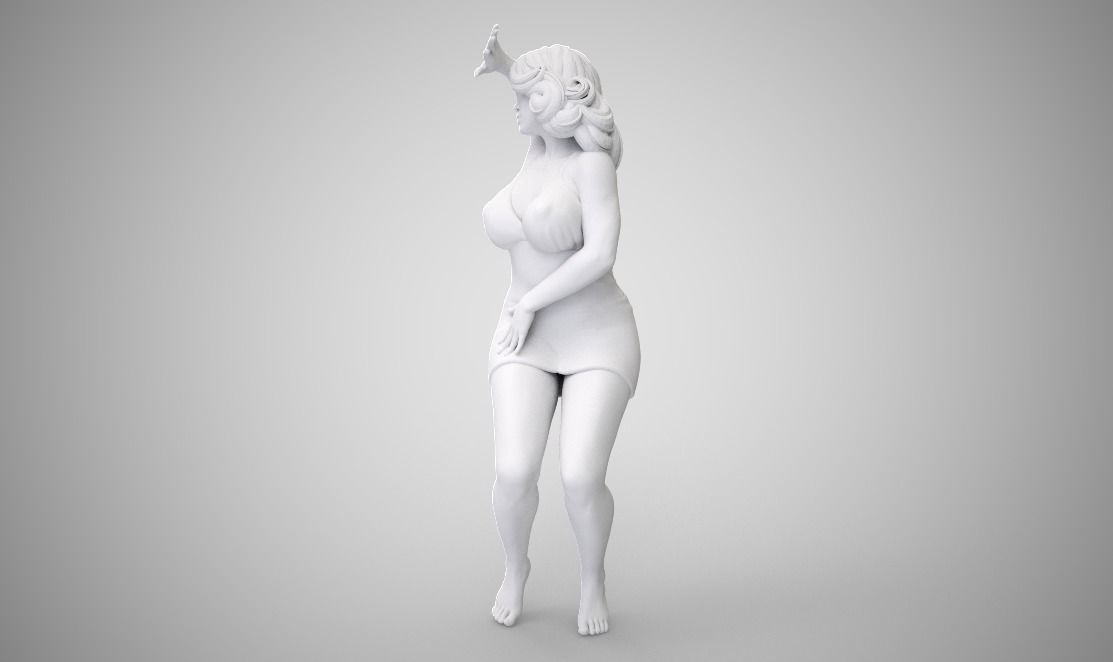 Dancing Woman 3D print model_3