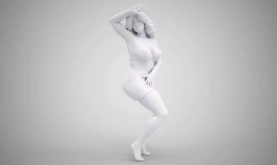 Dancing Woman 3D print model_0