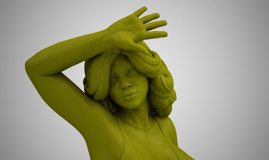 Dancing Woman 3D print model_7