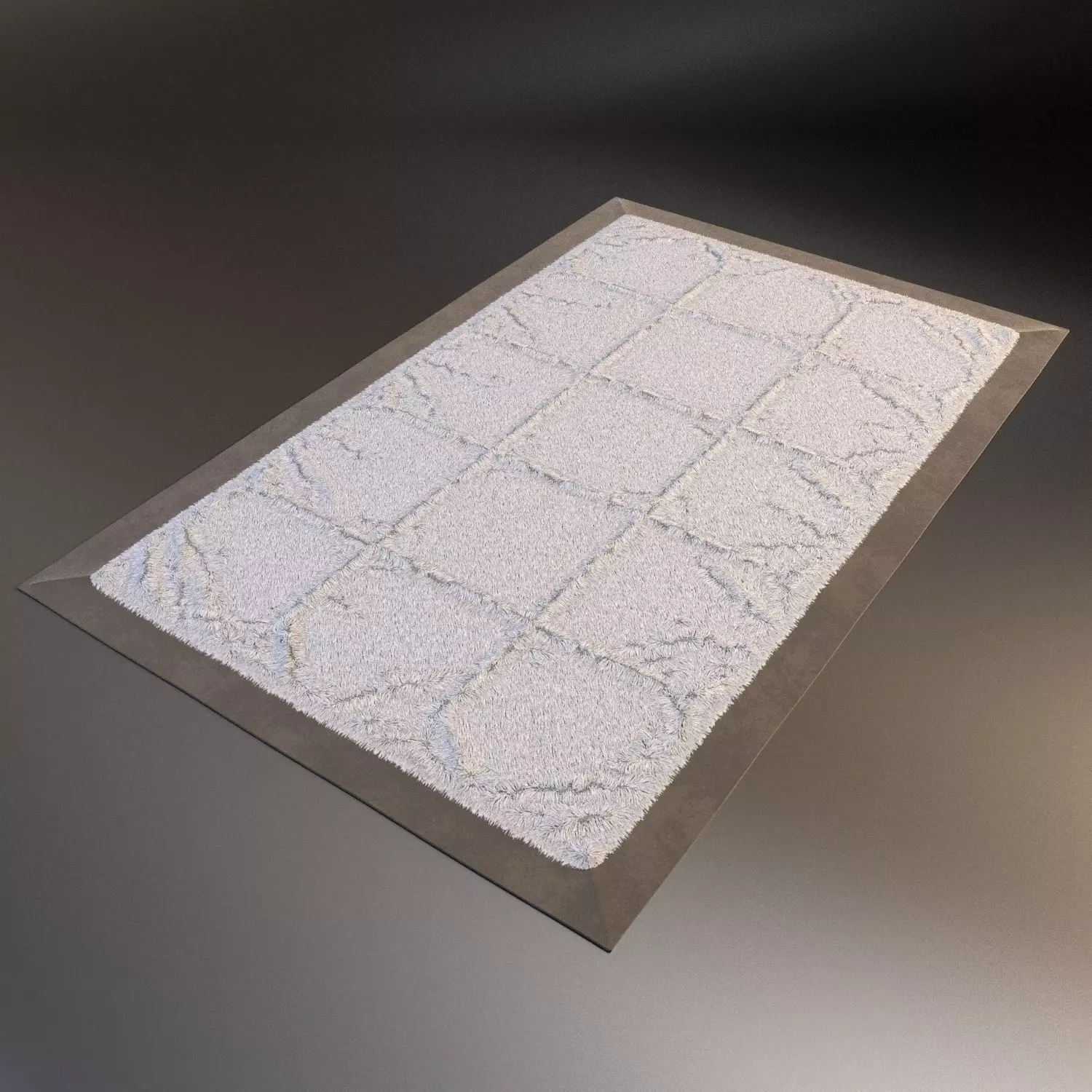 Hemase Carpet - No Hair and Fur - Just Displacement Low-poly 3D model_0