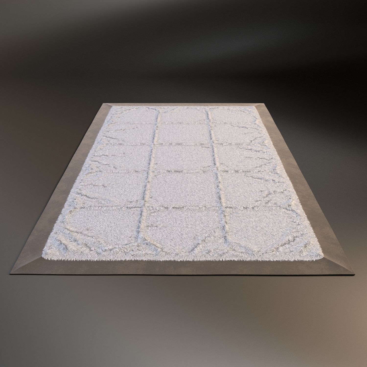 Hemase Carpet - No Hair and Fur - Just Displacement Low-poly 3D model_2