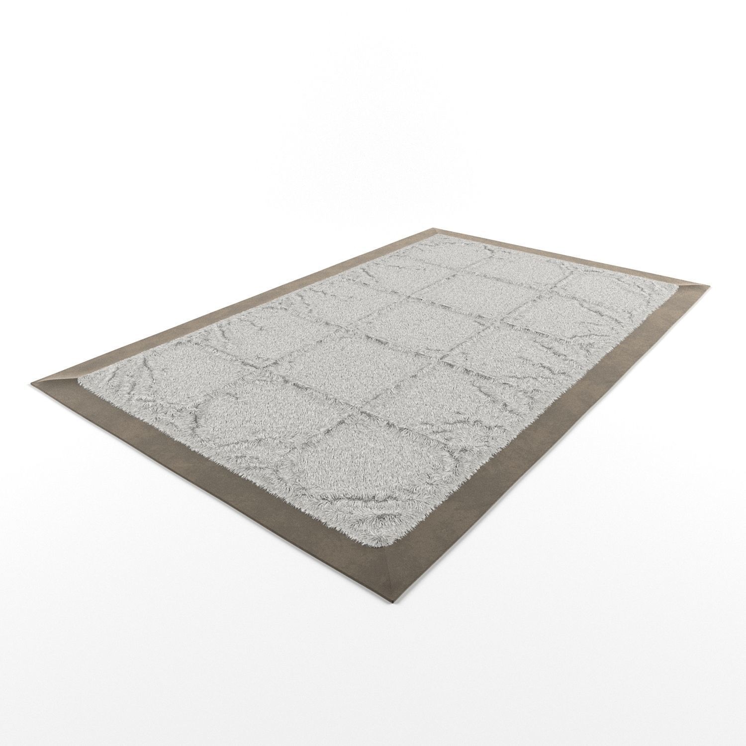 Hemase Carpet - No Hair and Fur - Just Displacement Low-poly 3D model_4