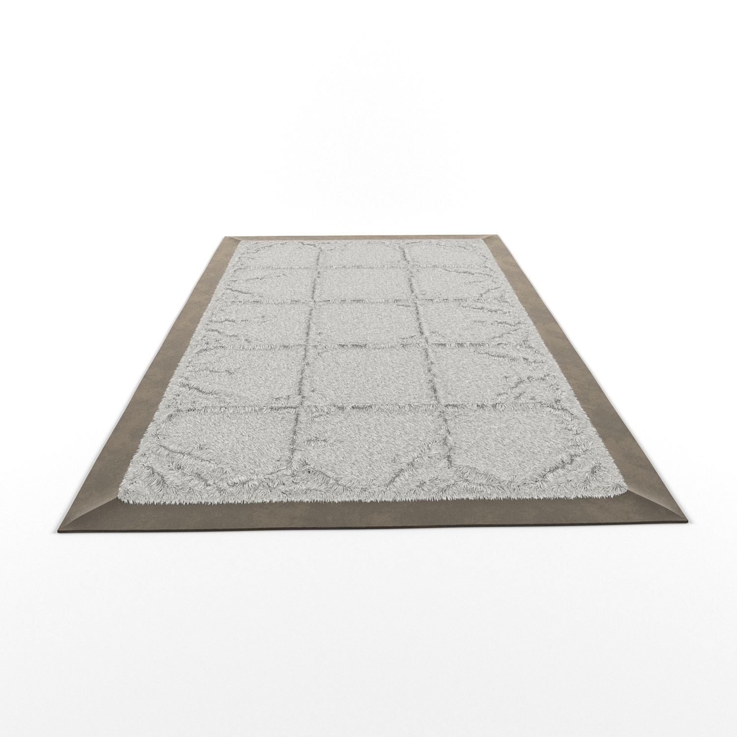 Hemase Carpet - No Hair and Fur - Just Displacement Low-poly 3D model_7