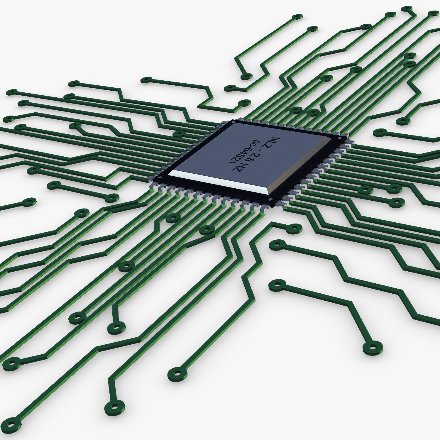 Electronic circuit v 4 3D model_15